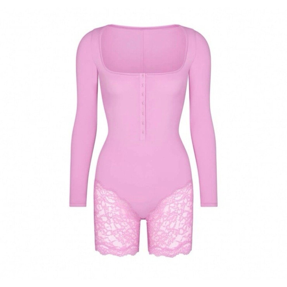 Skims fits everybody lace long sleeve onesie